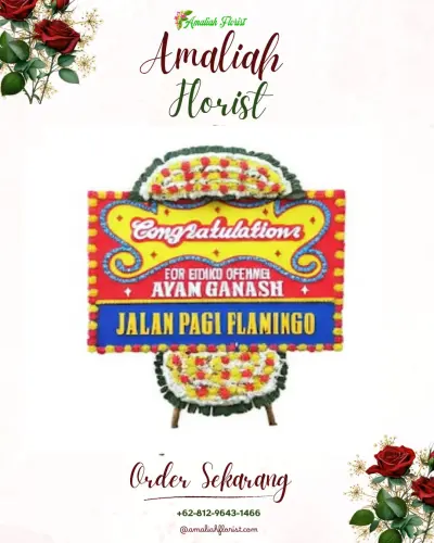 Bunga Papan Congratulation di Batursari